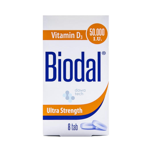 Biodal Vitamin D3 50,000  IU 8 Tablet
