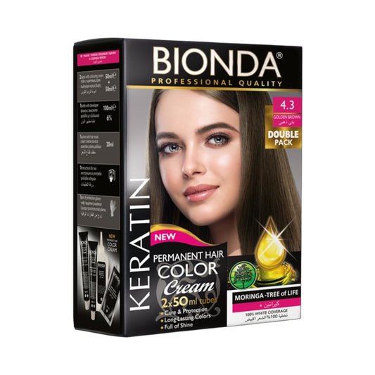 BIONDA PERMANENT HAIR COLOR
Nº 4.3
