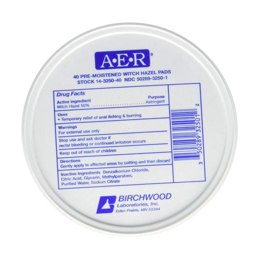 AER® Natural Therapeutic Witch Hazel Pads