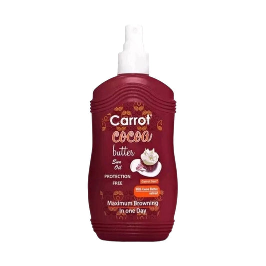 Carrot Cocoa Butter Sun Tanning Oil 200ML - MELIA PHARMACY - MELIA PHARMACY