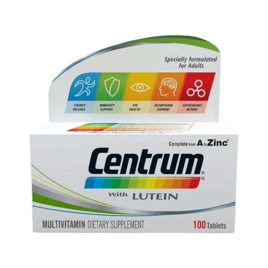 Centrum With Lutein 100Tablet - MELIA PHARMACY - MELIA PHARMACY