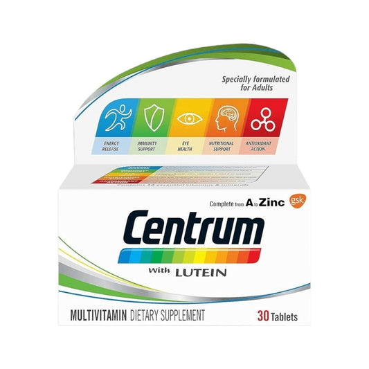 Centrum With Lutein 30 Tablet - MELIA PHARMACY - MELIA PHARMACY