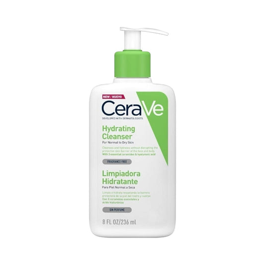 Cerave Hydrating Cleanser for Normal to Dry Skin with Hyaluronic Acid 236Ml - MELIA PHARMACY - MELIA PHARMACY