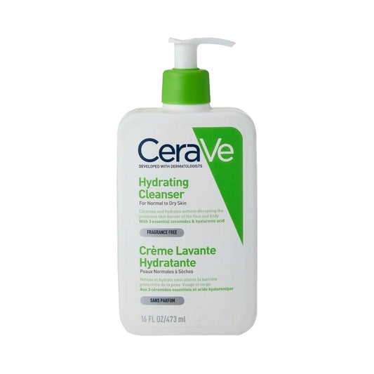 Cerave Hydrating Cleanser for Normal to Dry Skin with Hyaluronic Acid 473Ml - MELIA PHARMACY - MELIA PHARMACY
