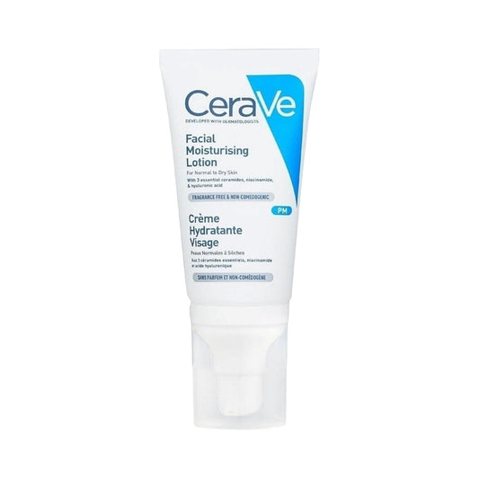 Cerave PM Facial Moisturizing Lotion Night Cream with Hyaluronic Acid 52Ml - MELIA PHARMACY - MELIA PHARMACY