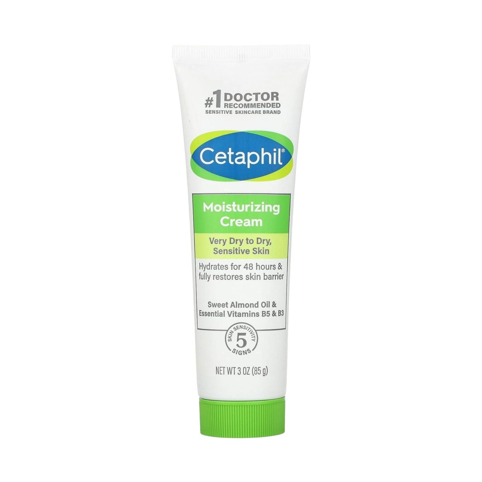 Cetaphil, Moisturizing Cream, Fragrance Free, 3 oz (85 g) - MELIA PHARMACY - MELIA PHARMACY