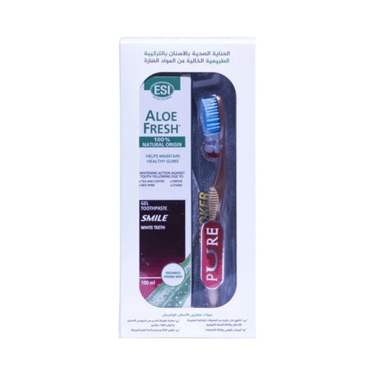 Aloe Fresh Smile Toothpaste Smoker Toothbrush Offer