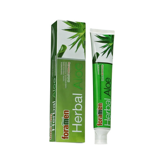 Foramen Herbal Aloe معجون الأسنان
Vera Toothpaste 75ml