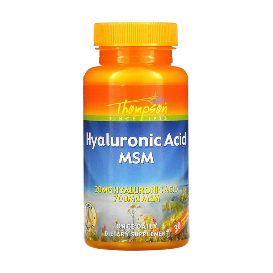 Thompson Hyaluronic Acid with MSM 30 Capsules