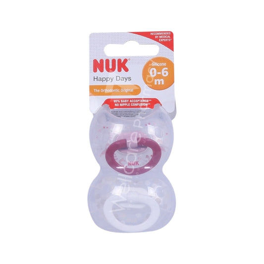 Nuk Happy Days Pacifier 0- لهاية الاطفال
6 month