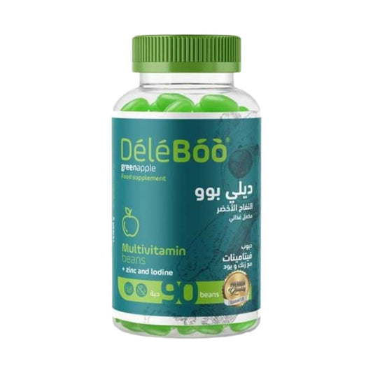 Deleboo Apple Multivitamin, Zinc And Iodine 90 Beans - MELIA PHARMACY - MELIA PHARMACY