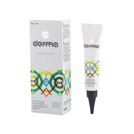 Derma Under Eye Gel 15 Gram - MELIA PHARMACY - MELIA PHARMACY