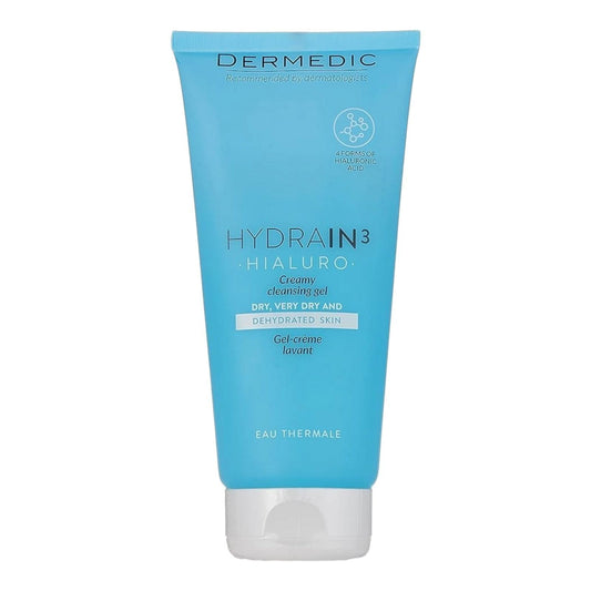 Dermedic Hydrain3 Cleansing Gel Dry Skin 200M - MELIA PHARMACY - MELIA PHARMACY