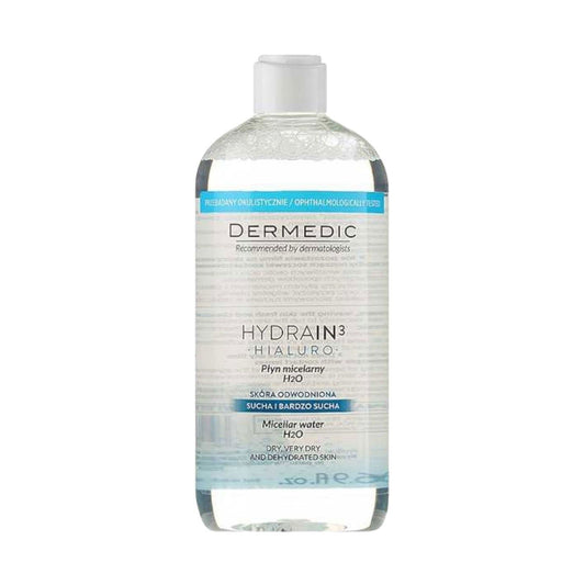 Dermedic Hydrain3 Micellar Water 500Ml - MELIA PHARMACY - MELIA PHARMACY
