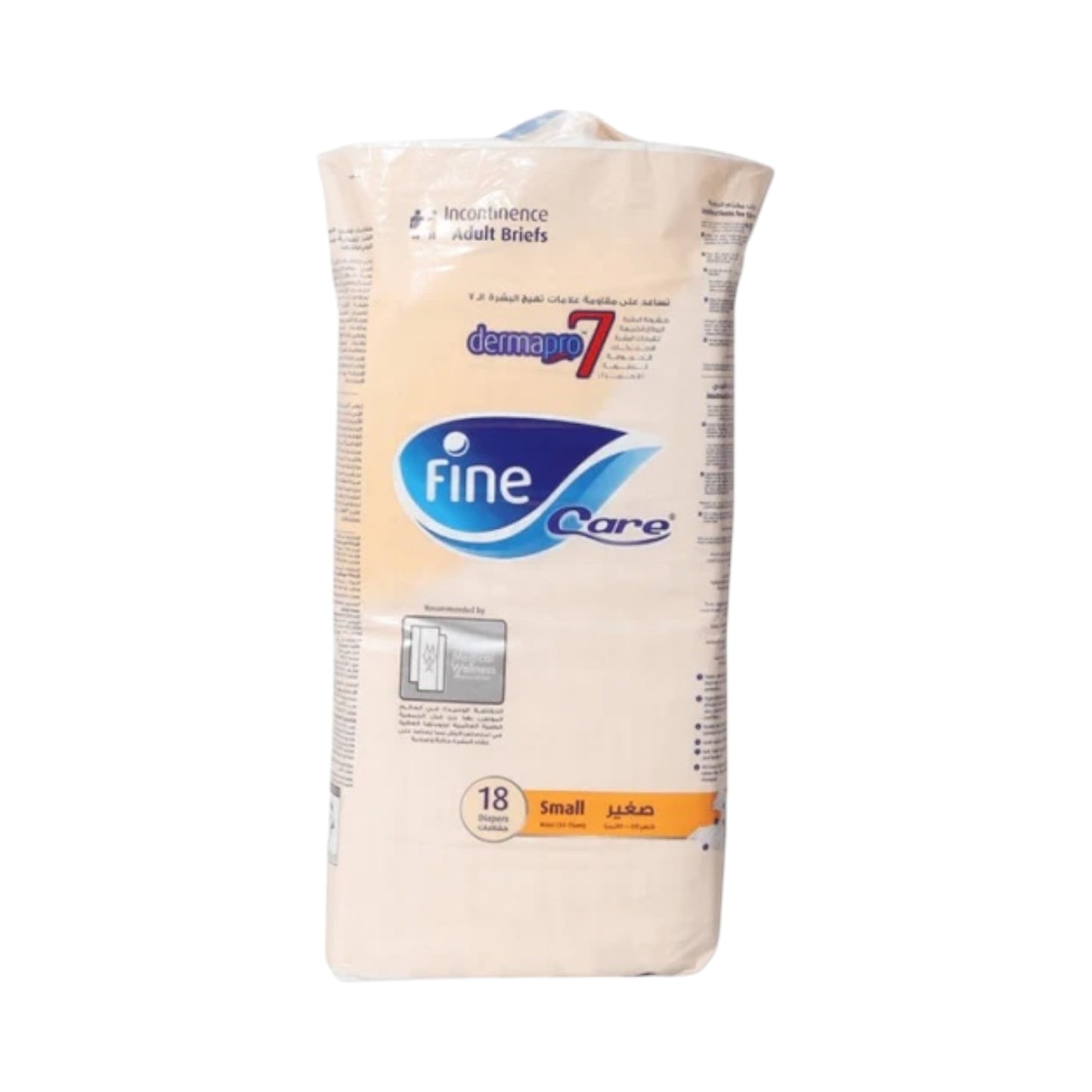 Fine Care Derma Pro Diapers, 18 Pieces, Small Size