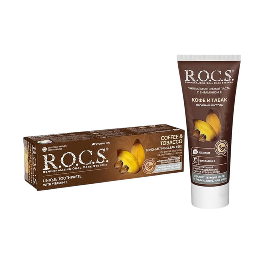 R.O.C.S. Toothpaste Coffee and Tobacco 74g