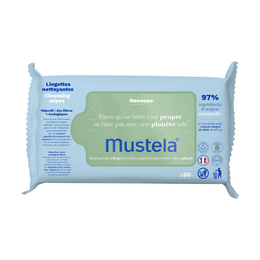 Mustela Baby Wipes 60 Wipes