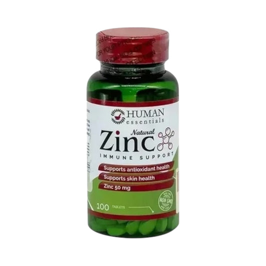 Human Essentials Zinc 50mg 30 Tablets
