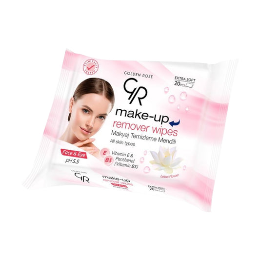 Golden Rose Make-Up Remover Wipes 20pcs