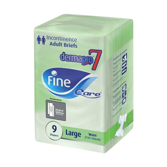 Fine Care Incontinence Adult Briefs For Unisex, Large, Waist 110-156...