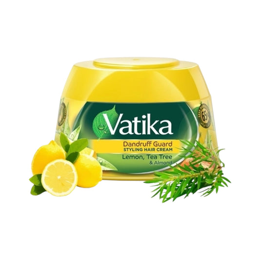 Vatika Dandruff Guard Styling Hair Cream Lemon, Tea & Almond 140ml