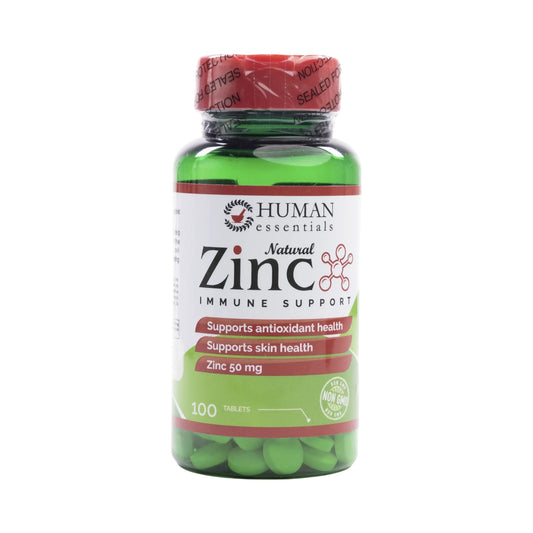 Human Essentials Zinc 50mg 30 Tablets