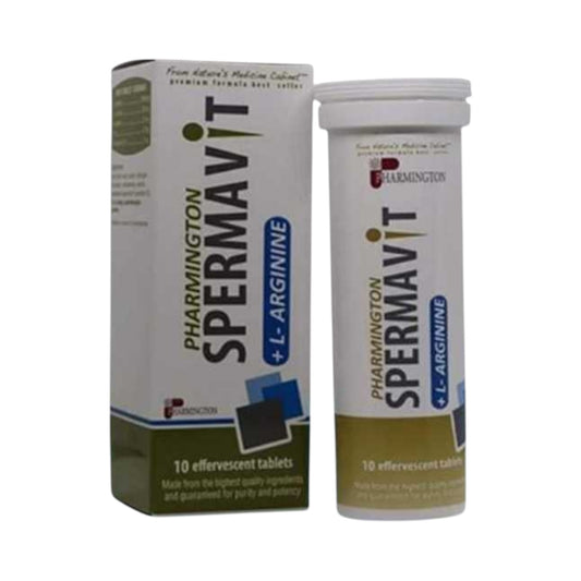 Pharmington Spermavit With Arginine 10 Effervescent Tablets