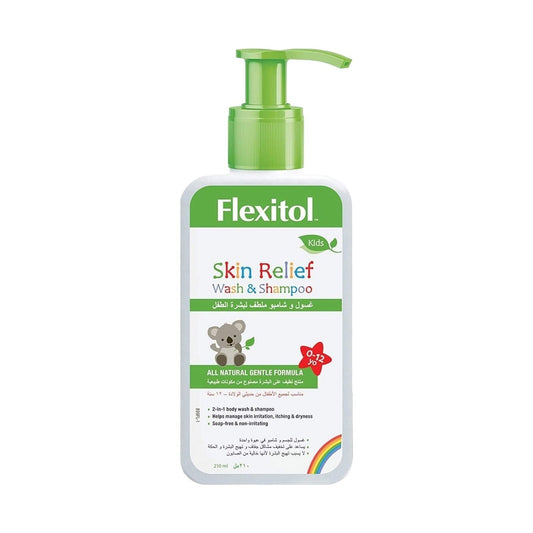 Flexitol Kids Skin Relief Wash Shampoo 210Ml - MELIA PHARMACY - MELIA PHARMACY