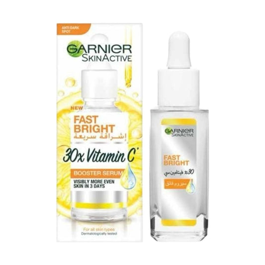 Garnier Fast Bright Vitamin C Booster Serum 30ml - MELIA PHARMACY - MELIA PHARMACY