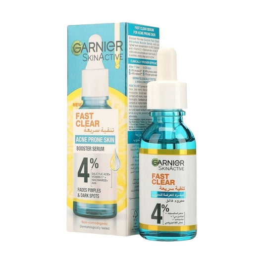 Garnier Skinactive Fast Clear Acne Prone Skin Booster Serum 30ml - MELIA PHARMACY - MELIA PHARMACY