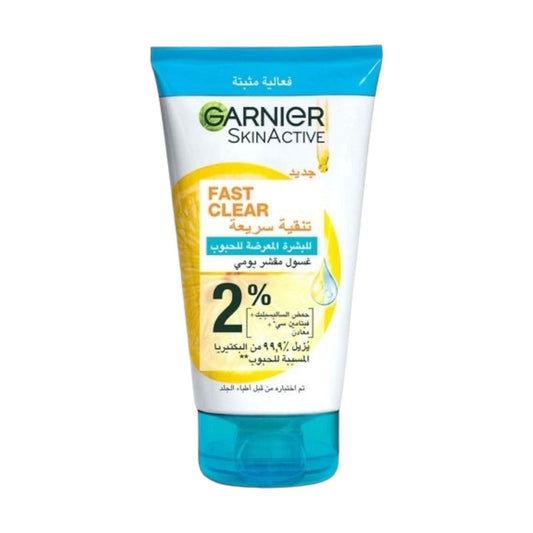 Garnier Skinactive Fast Clear Daily Exfoliating Scrub For Acne Prone Skin 150ml - MELIA PHARMACY - MELIA PHARMACY