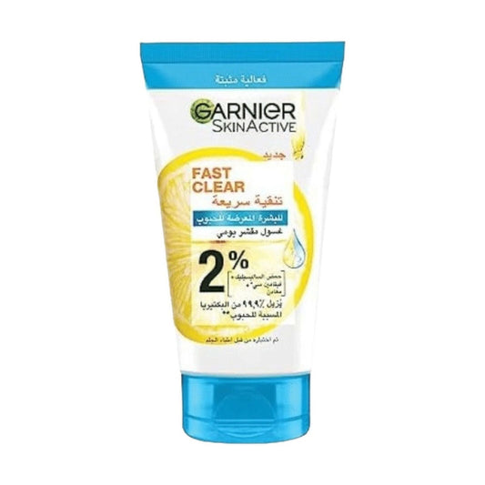 Garnier Skinactive Fast Clear Daily Exfoliating Scrub For Acne Prone Skin 150ml - MELIA PHARMACY - MELIA PHARMACY