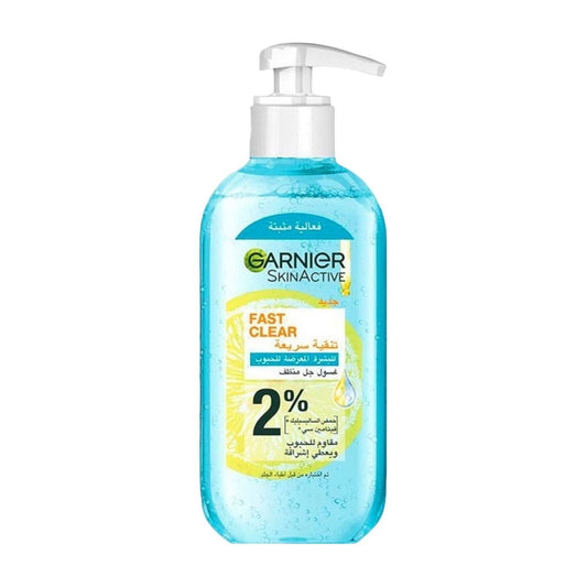 Garnier Skinactive Fast Clear Gel Wash 200ml - MELIA PHARMACY - MELIA PHARMACY