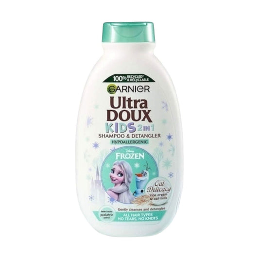 Garnier Ultra Doux Kids 2in1 Shampoo & Detangler Apricot & Cotton Flower 400ml - MELIA PHARMACY - MELIA PHARMACY