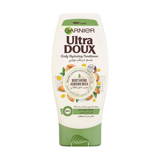 Garnier Ultra Doux Nurturing Almond Milk Daily Hydrating Conditioner 400ml - MELIA PHARMACY - MELIA PHARMACY