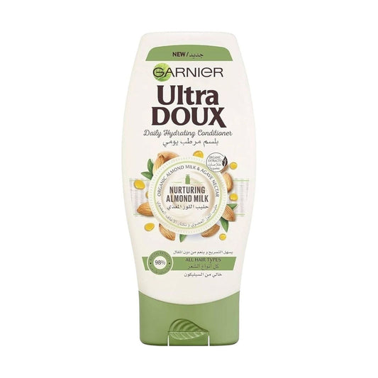 Garnier Ultra Doux Nurturing Almond Milk Daily Hydrating Conditioner 400ml - MELIA PHARMACY - MELIA PHARMACY