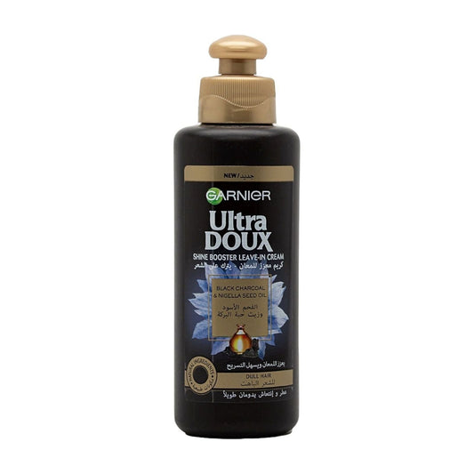Garnier Ultra Doux Shine Booster Leave In Charcoal 200ml - MELIA PHARMACY - MELIA PHARMACY
