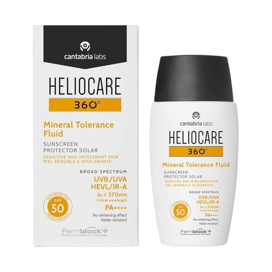Heliocare 360 Mineral Tolerance Fluid Spf 50+ Sunblock 50ml - MELIA PHARMACY - MELIA PHARMACY