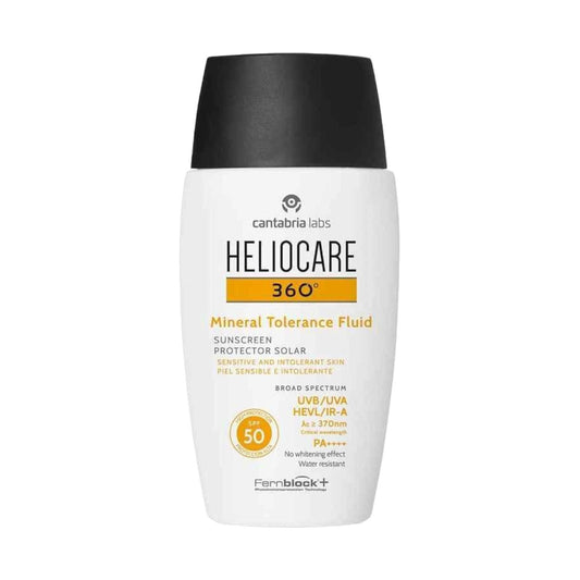 Heliocare 360 Mineral Tolerance Fluid Spf 50+ Sunblock 50ml - MELIA PHARMACY - MELIA PHARMACY