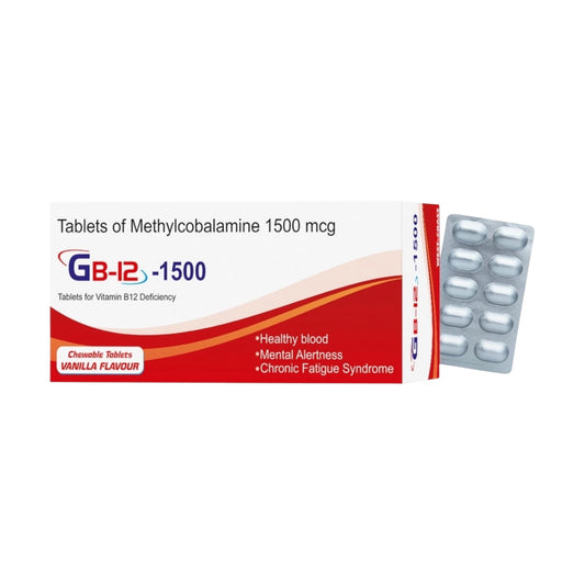 Gb-12 Sublingual Vitamin B12 100 Tablets