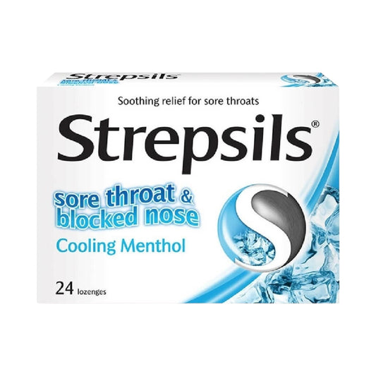 Strepsils Menthol Sore Throat Lozenges 16 Lozenges