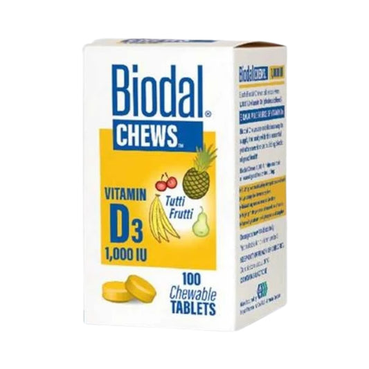 Biodal Vitamin D3 (1000) IU 100 Tablets