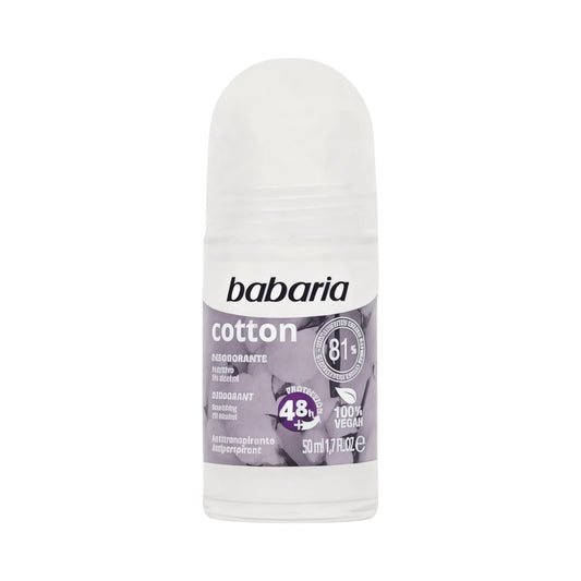 Babaria Roll On Cotton Deodorant 50ml