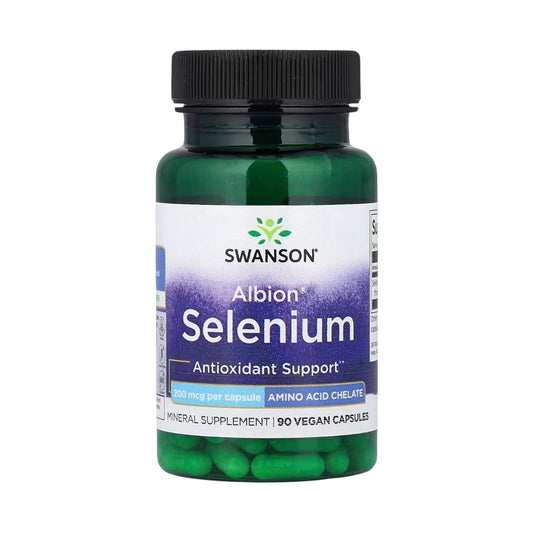 Swanson, Albion® Selenium, 200 mcg, 90
Vegan Capsules