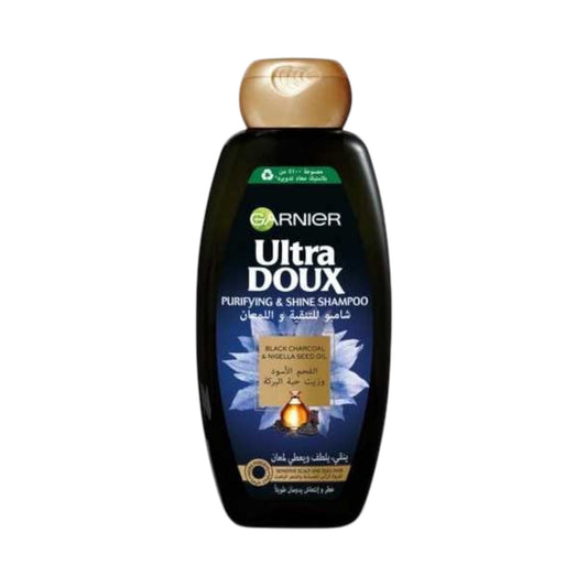 Garnier Ultra Doux Purifying & Shine Black Charcoal Shampoo 400ml
