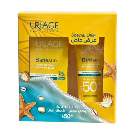 Uriage Bariésun Mat Fluid Spf50+ 50ml (2 Packs)
