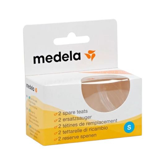 Medela Spare Teats 2 Pack - Slow Flow