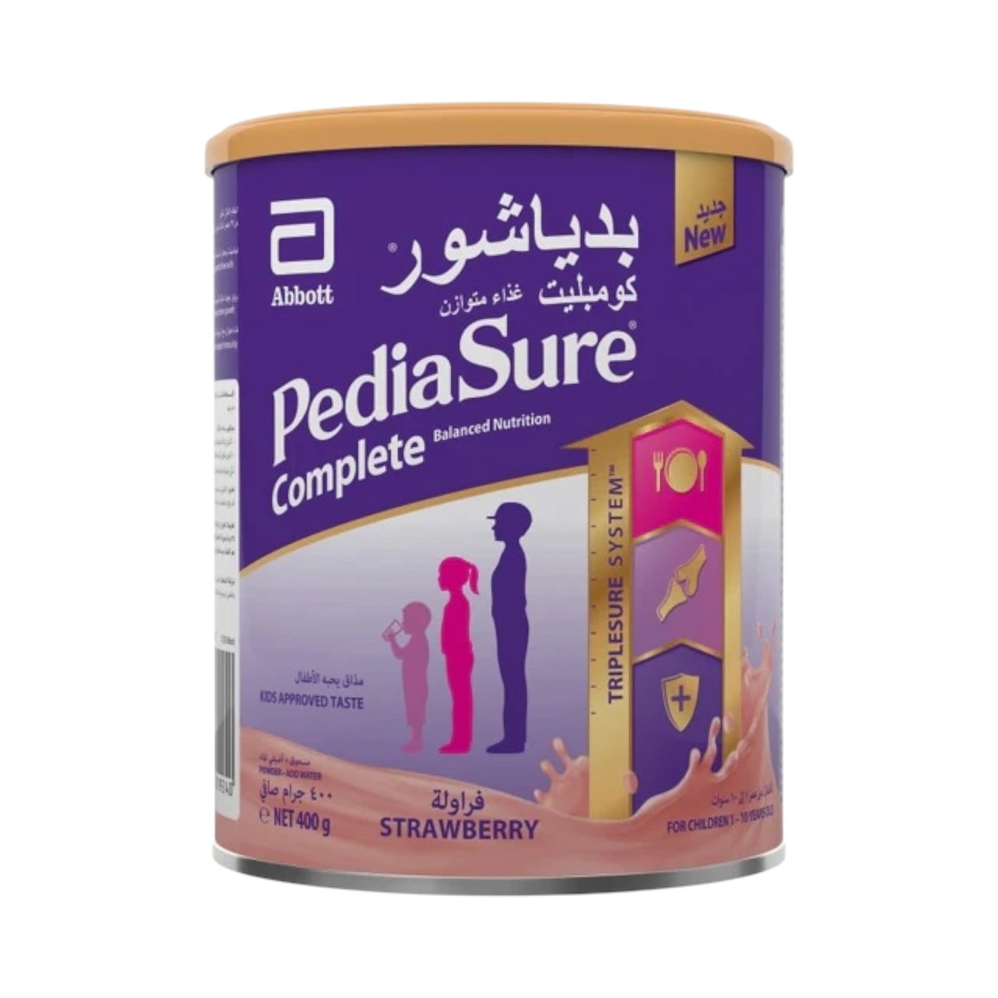 Pediasure Milk Powder,Strawberry Flavor, 400g