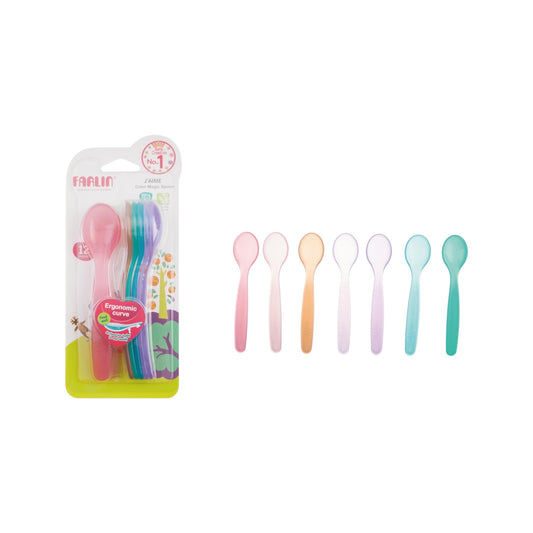 Farlin Rainbow Spoon Set -elder 12m+