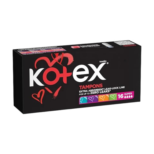 Kotex Super Tampons 16 pieces